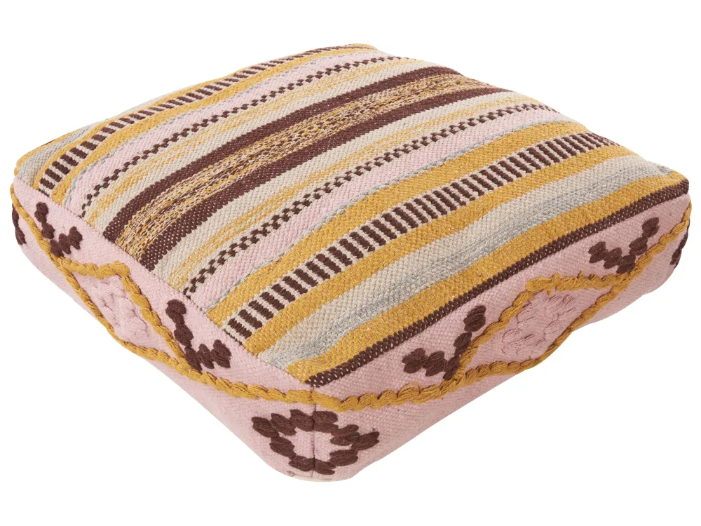 Almofada de chão em algodão multicor 60 x 60 x 12 cm MAPLE