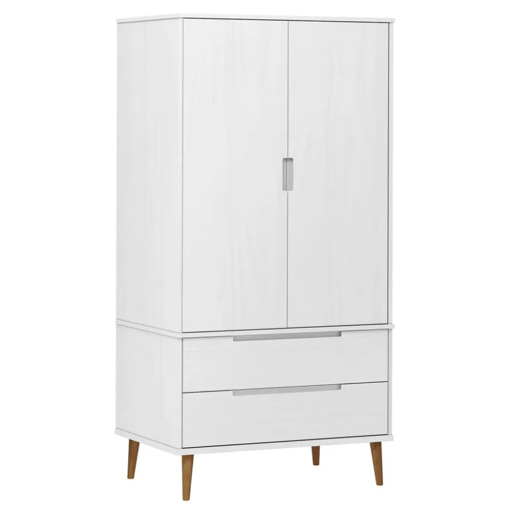 Cadeira Ajustável Roupeiro MOLDE 90x55x175 cm pinho maciço branco