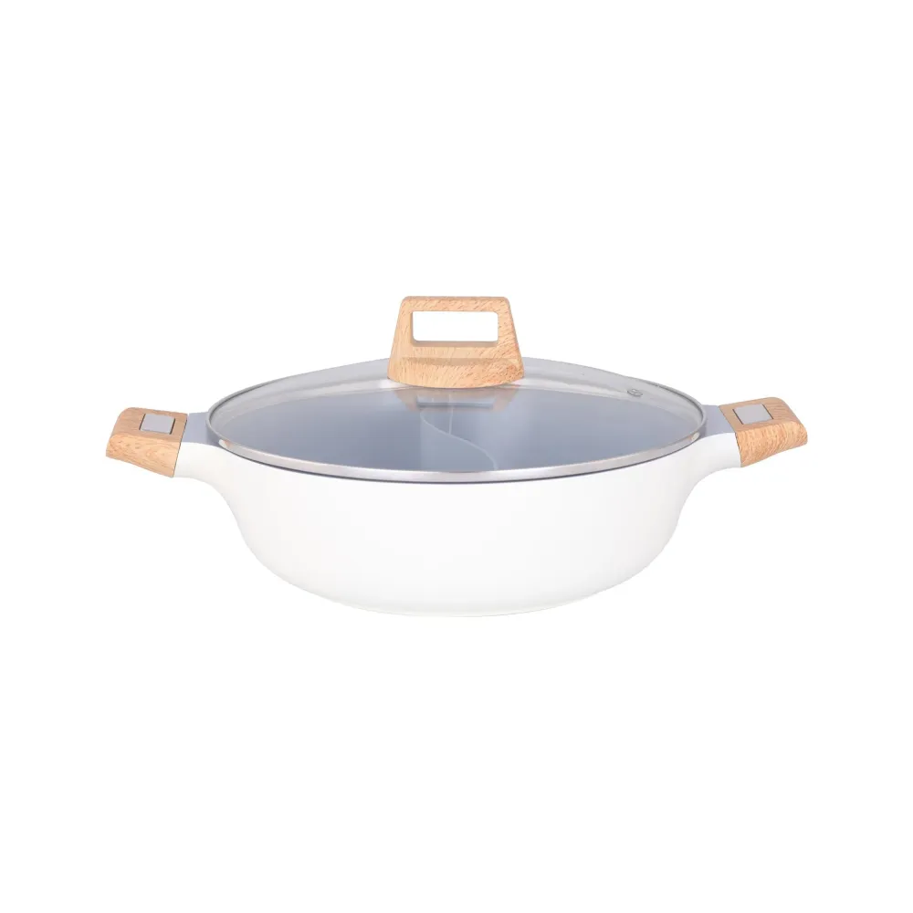 Caçarola Dupla 28cm com Cabo Longo