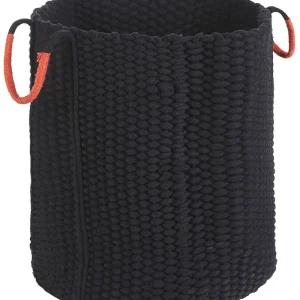 Cesto em algodão preto 42 cm MANNAR