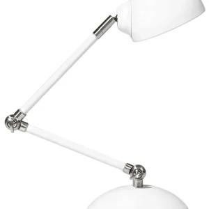 Candeeiro de mesa articulável em metal branco 60 cm HELMAND