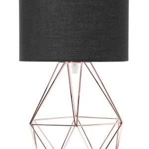 Candeeiro de mesa 35 cm preto e cor de cobre MARONI