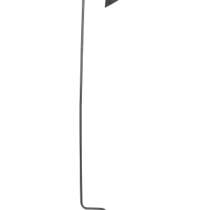 Candeeiro de chão em metal preto 154 cm RIMAVA