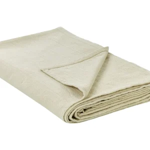 Colcha MARAKA Algodão 150 x 200 cm Creme evidente para Aquecimento Rápido