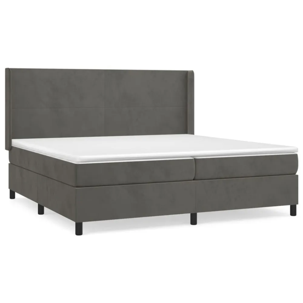 Edredom Leve Cama com molasemcolchão 200x200 cm veludo cinzento-escuro