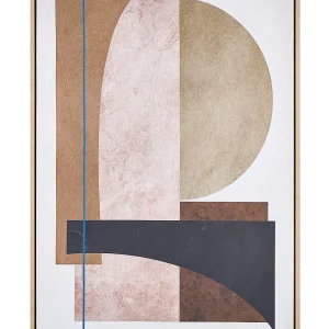 Canvas RUFFANO Rectangular 63 x 93 cm Abstract Multicolour