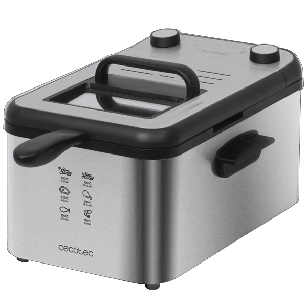 Faqueira Elétrica FRITADEIRA CECOTEC - CLEANFRY INFINITY 3000 FULL INOX