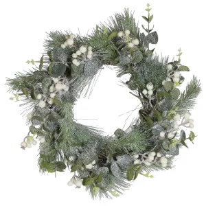 Grinalda decorativa verde ⌀ 54 cm JURMU em Vermelho e Dourado