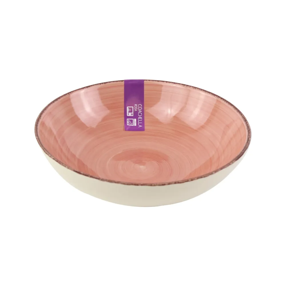 Prato Sopa 19cm Rosa Coachella