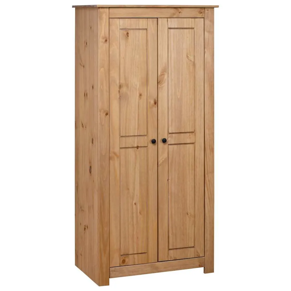 Roupeiro 80x50x171,5 cm pinho Panamá maciço Resistente Manchas