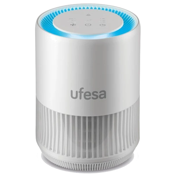 Purificador de Ar UFESA PF5500 | 4 camadas, 140m3/h, Silencioso com 3 Filtros Inclusos