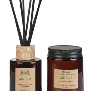 Scented Candle Fragrance Reed Diffuser DARK ELEGANCE Soy Wax Floral Notes