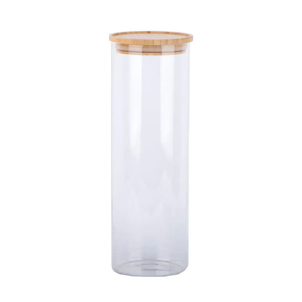 Frasco Tampa de Bambu L para Uso Geral