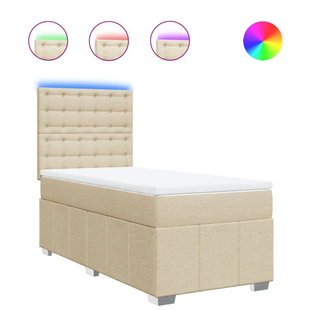 Almofada de Corpo Cama com molasemcolchão 80x200 cm tecido cor crème