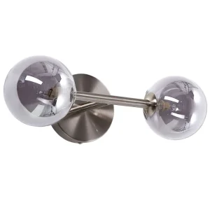 2 Light Wall Lamp Silver RAMIS