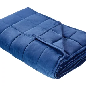4kg Weighted Blanket 100 x 150 cm Navy Blue NEREID